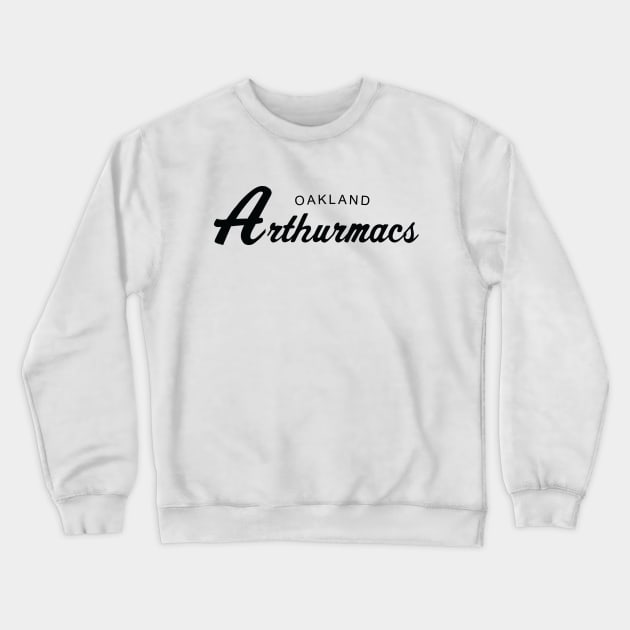 Raiders Black Font Crewneck Sweatshirt by ArthurMacs